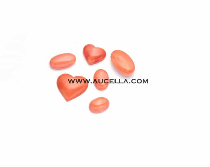 Aucella corallo e cammeo