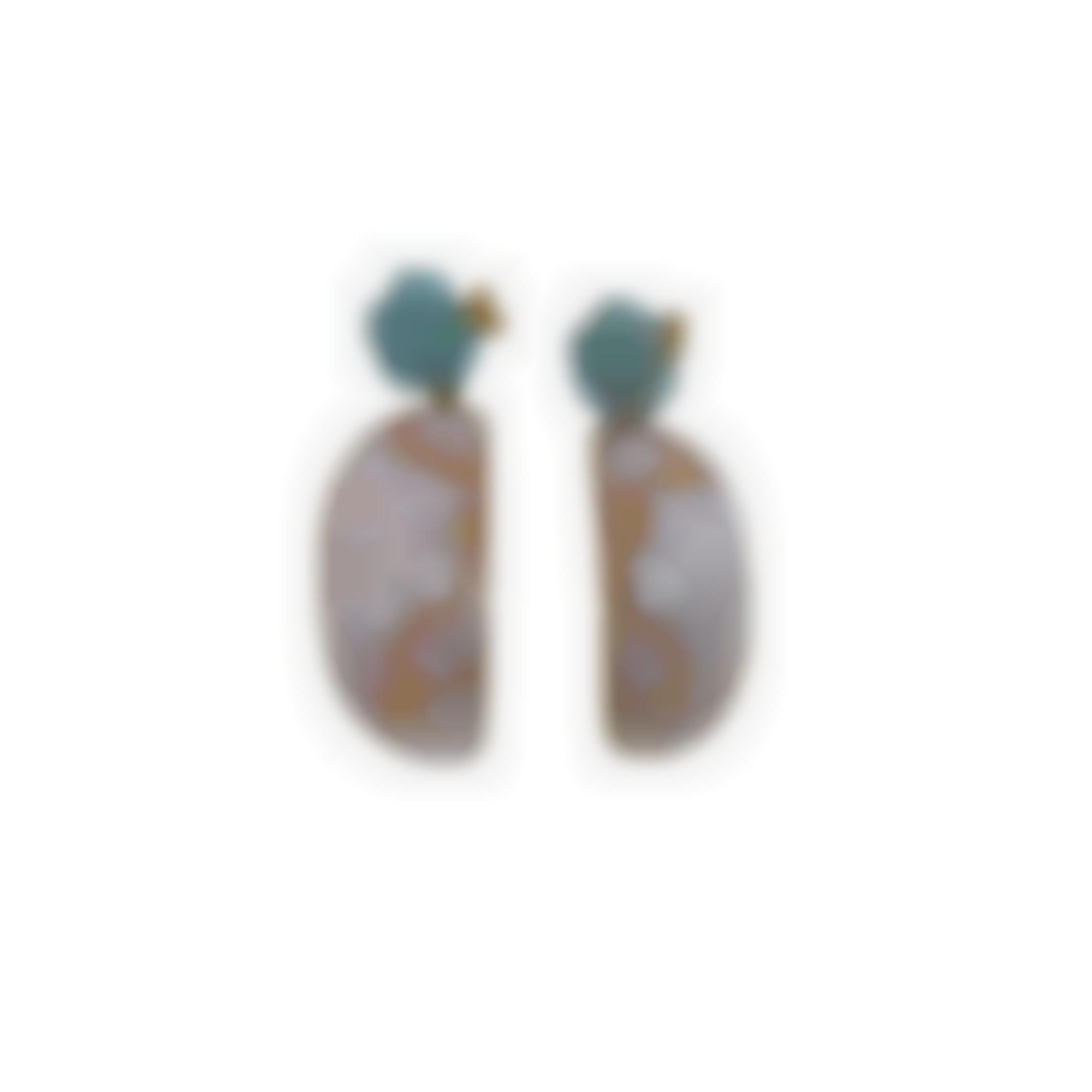 Orecchini con cammei e pietre dure 