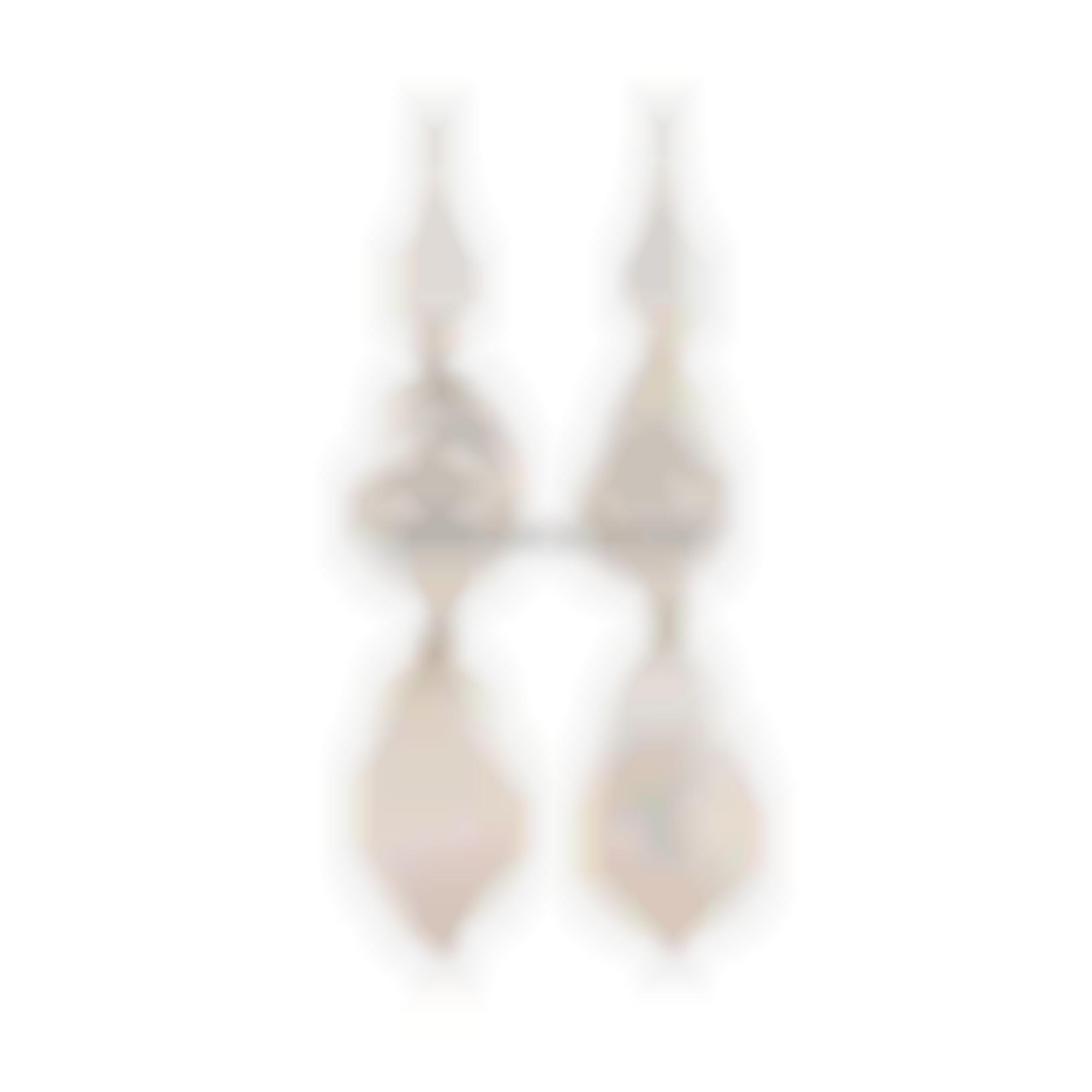 Orecchini perle barocche in argento bianco