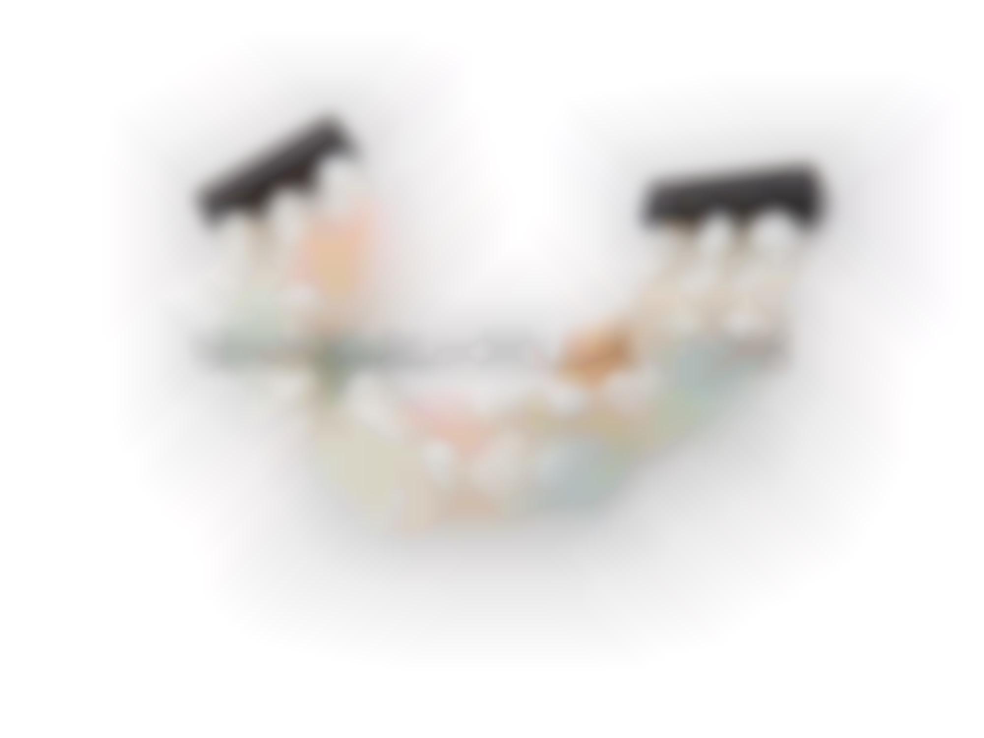 Bracciale ebano perle scaramazze