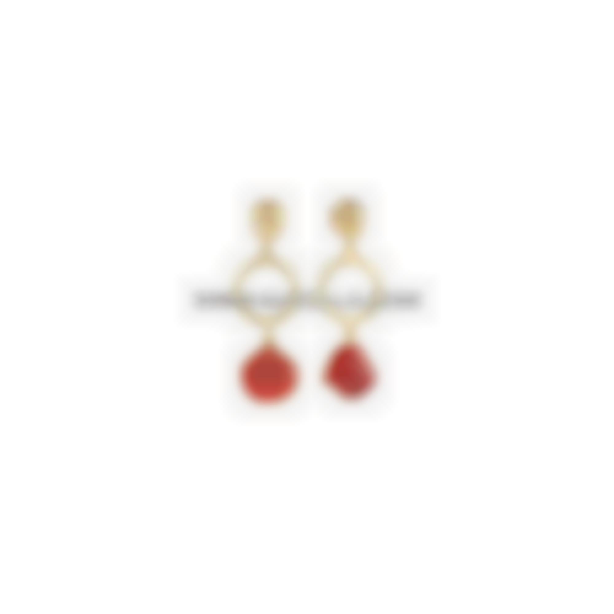 Nuovo design con corallo rosso naturale e argento 925