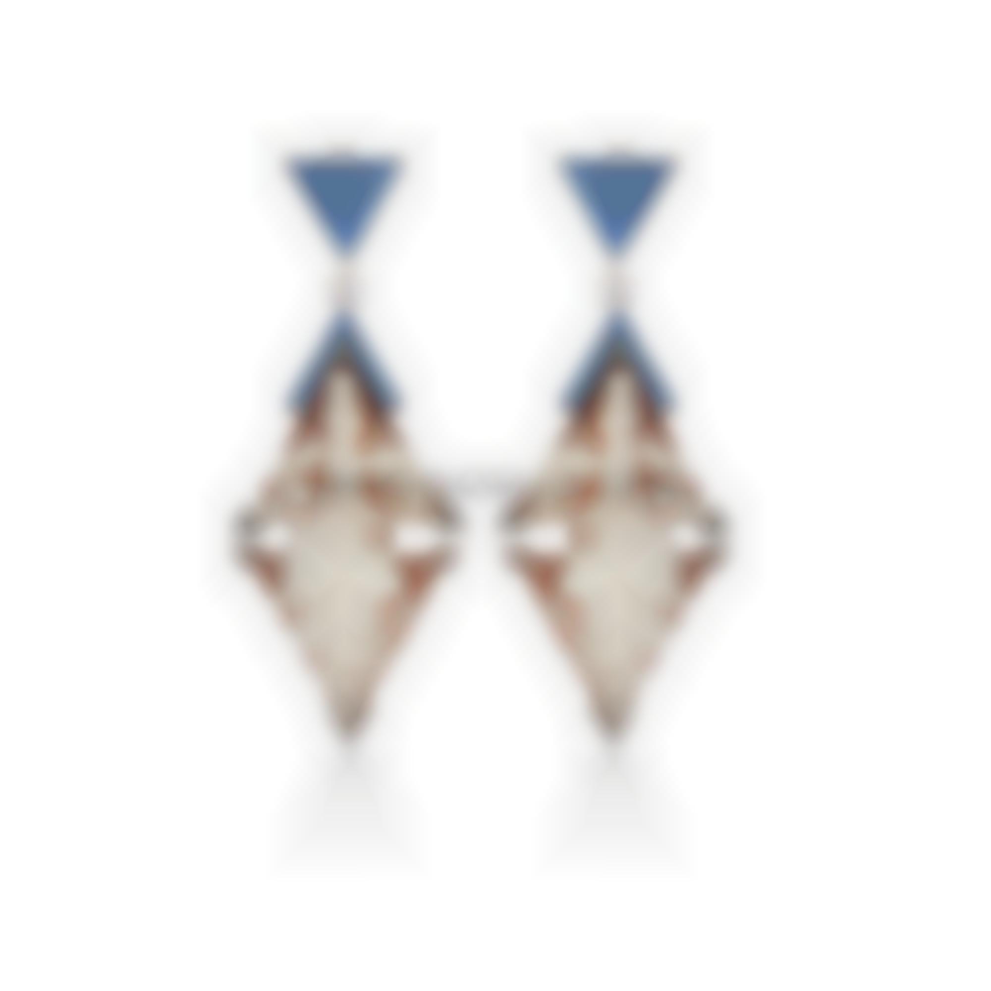 Cameos handmade and set as earrings 