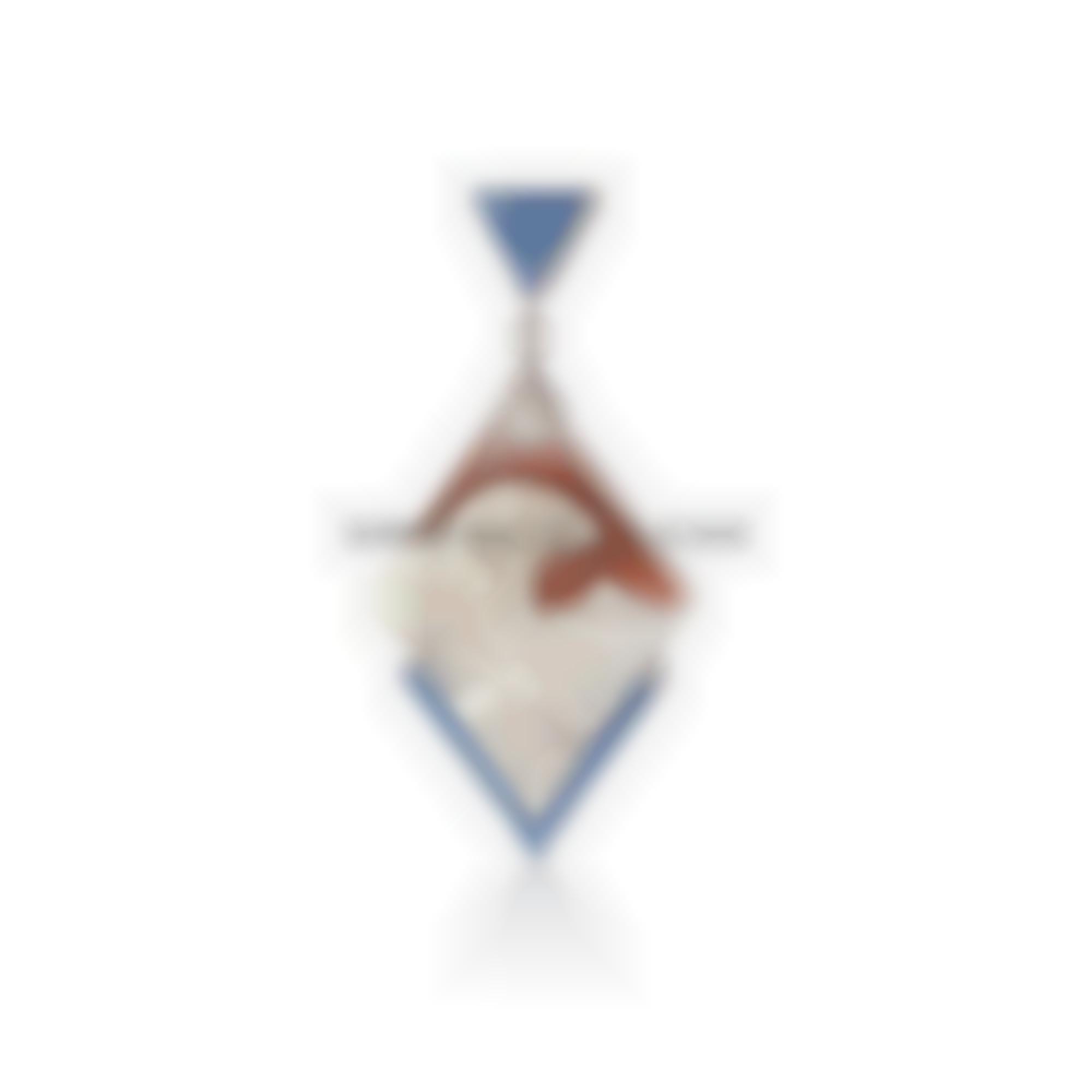 Pendant set in silver with natural seashell sardonyx cameo