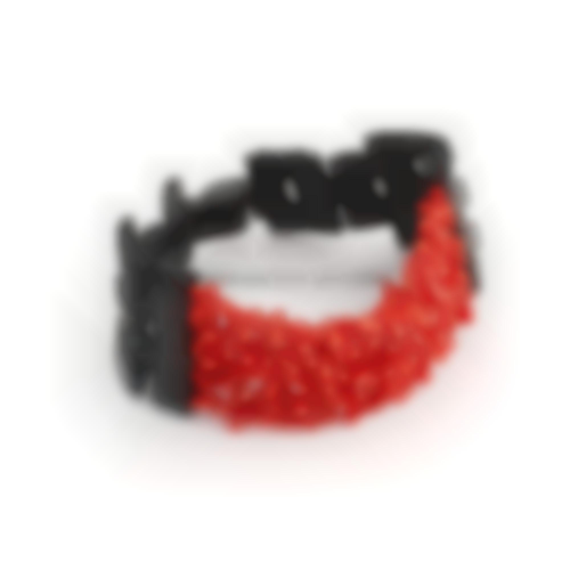 Bracelet ebony and coral model cartier 