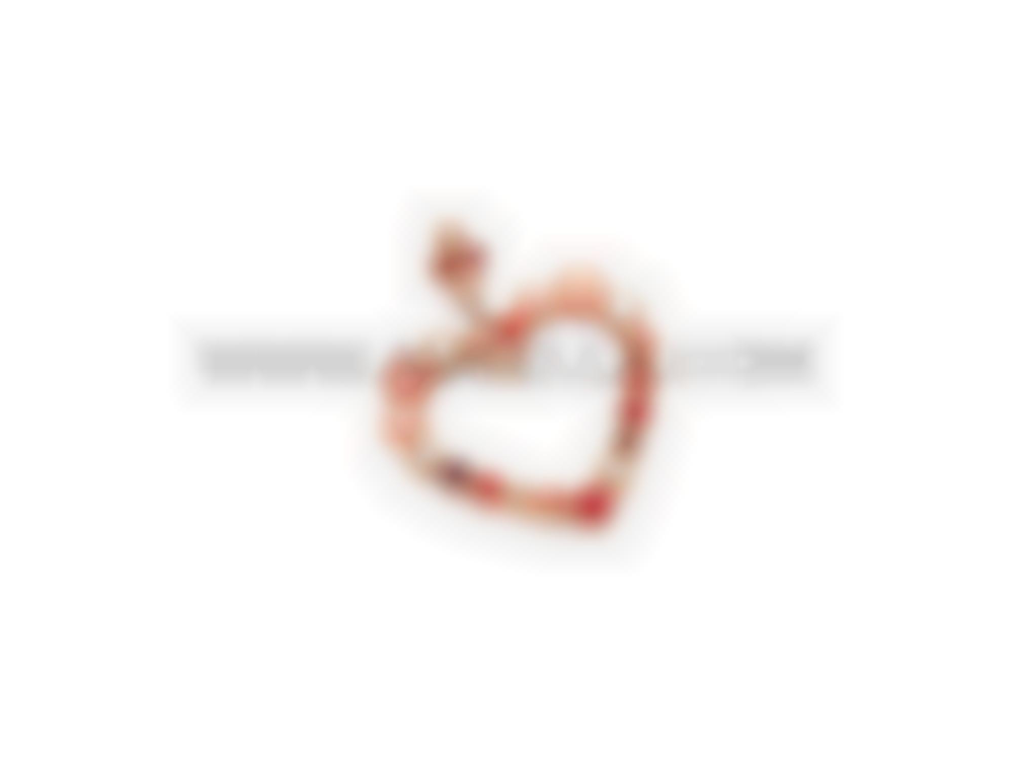 Ciondolo cuore in oro giallo 