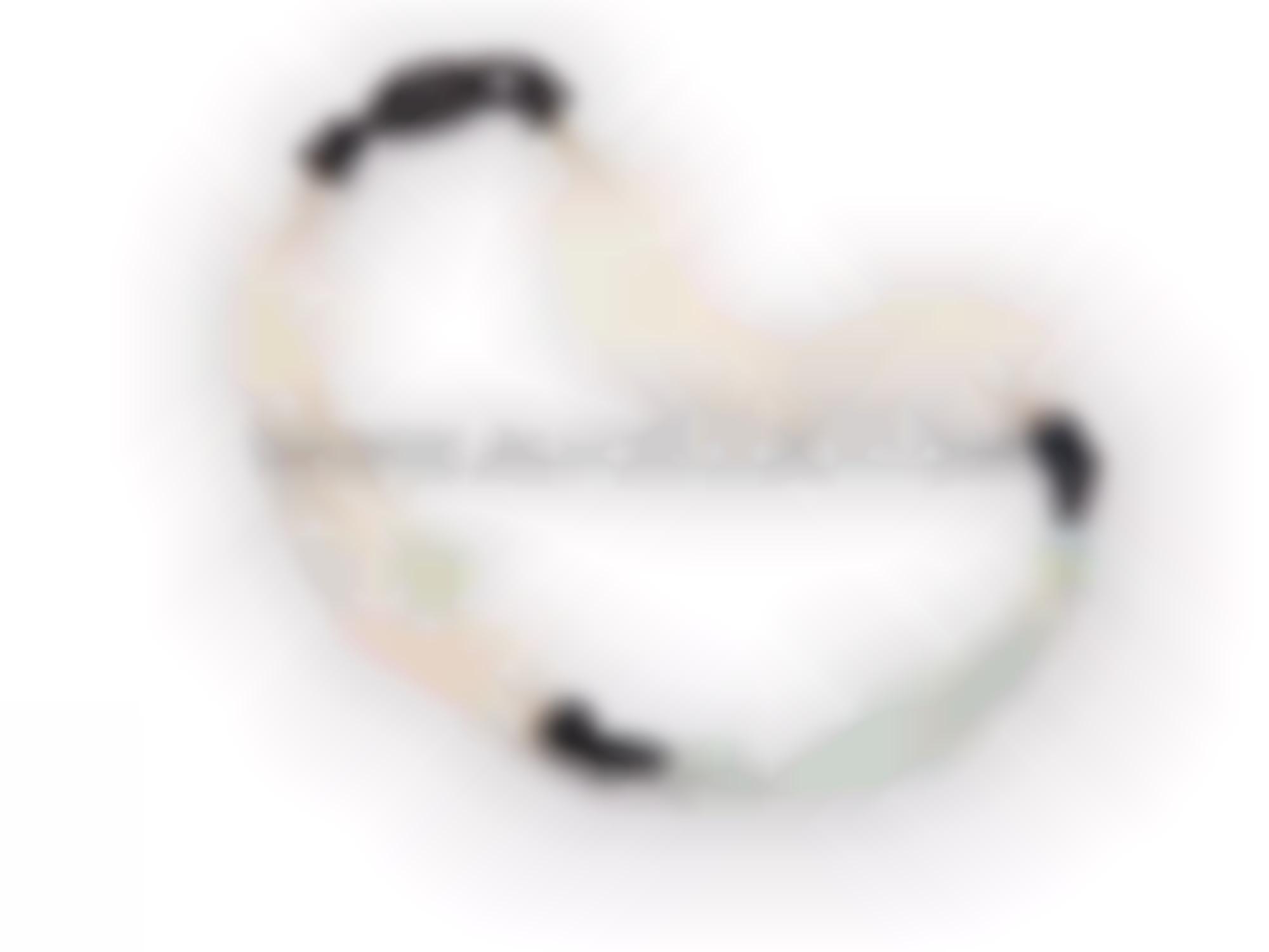 Ebany necklace made with acquamarina and baroque pearls 