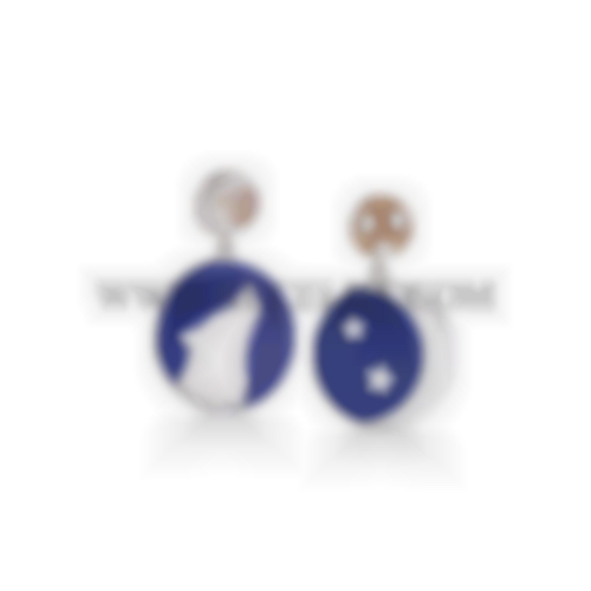 Mosaic and cameos set in silver 