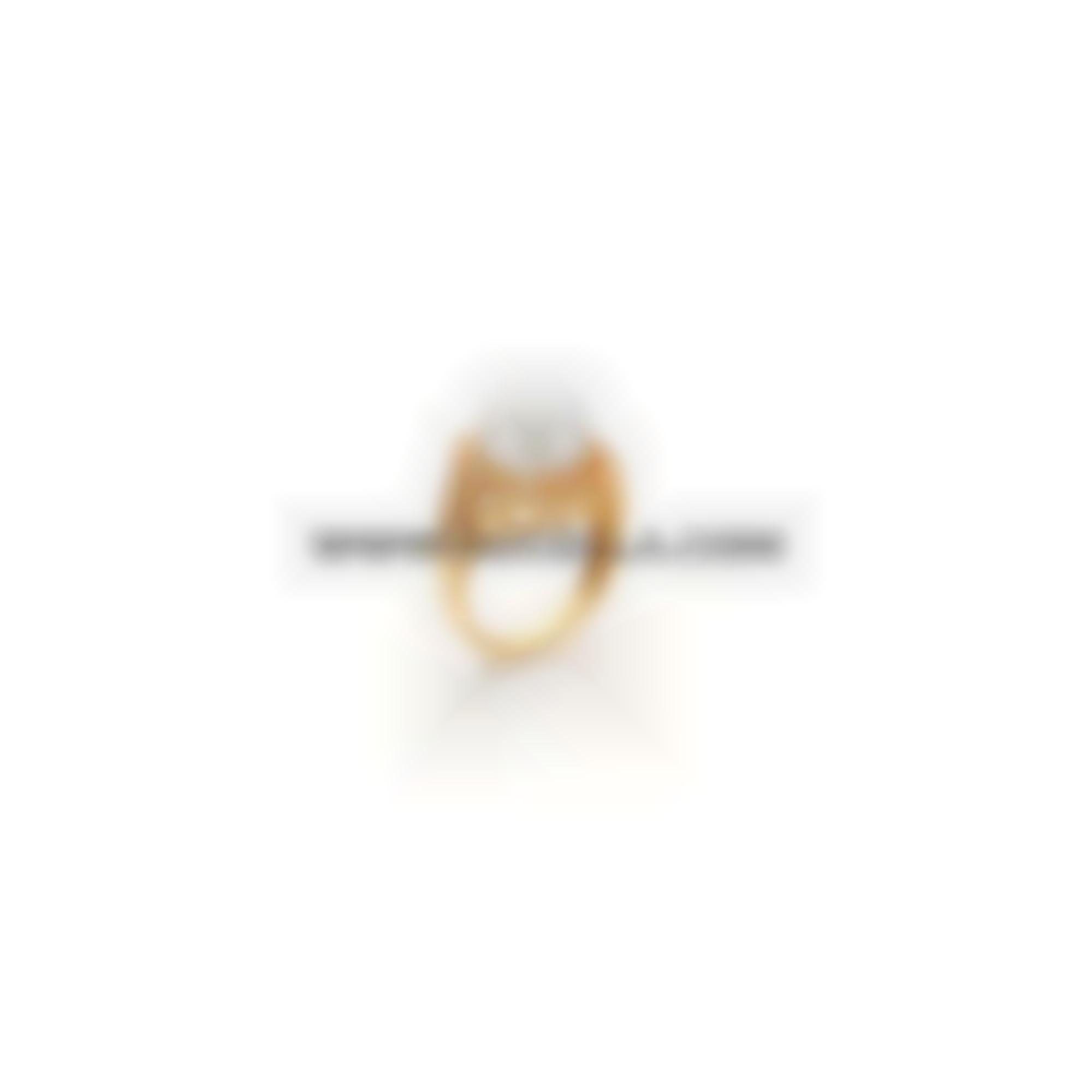 Natural pearl set in gold with diamonds 
