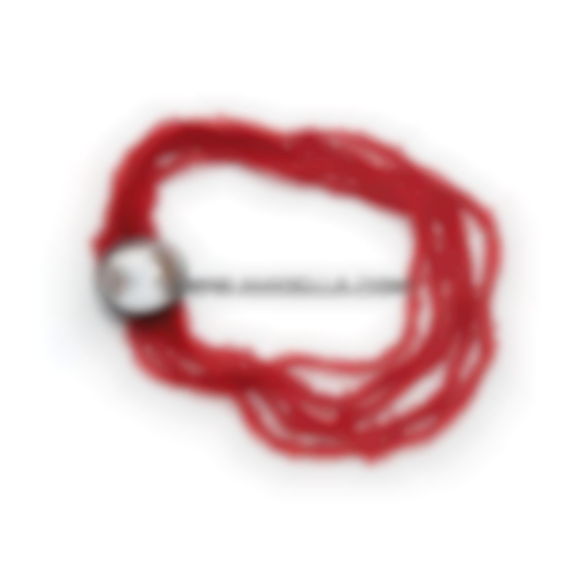 Collana ebano corallo e cammeo