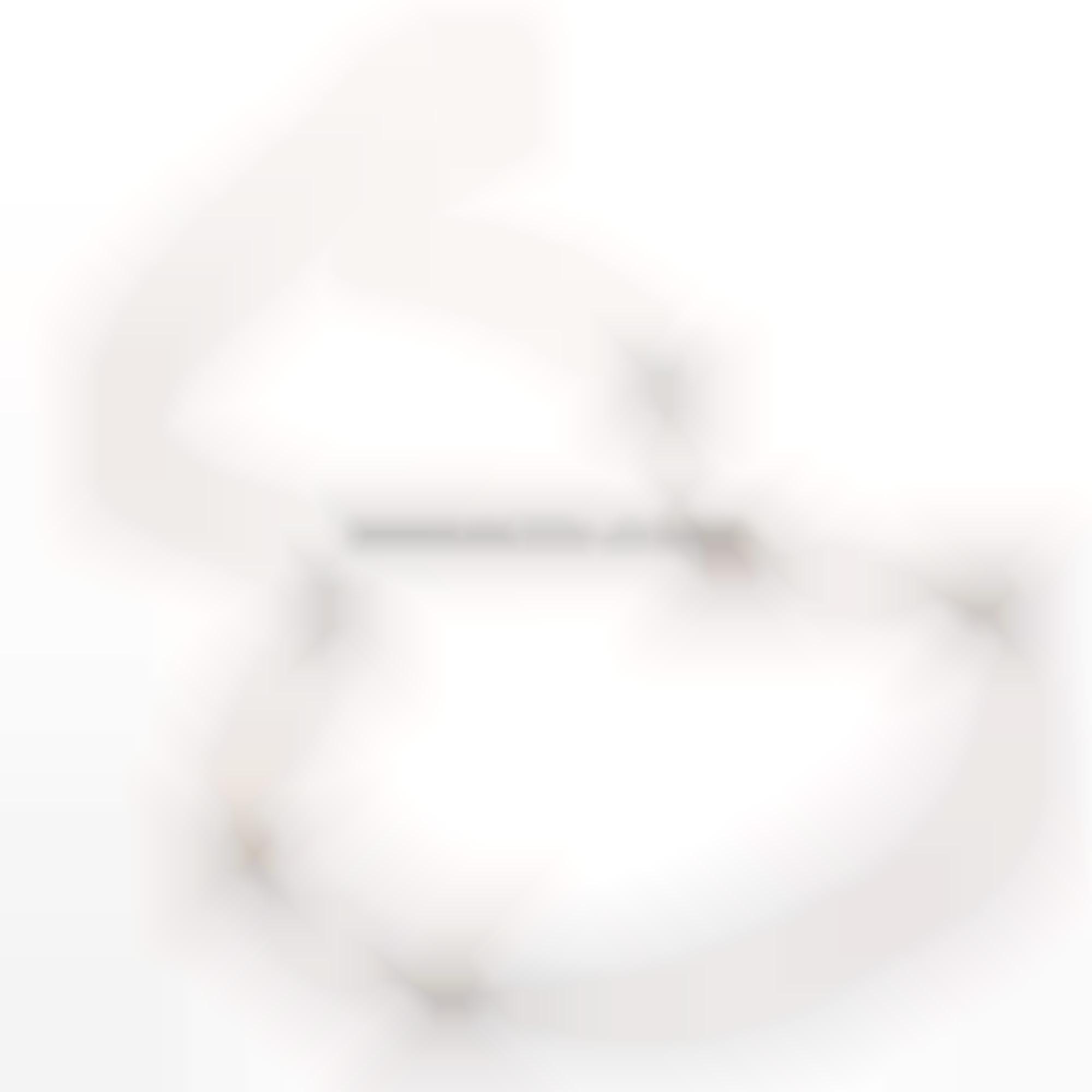 Collana con perle naturali e semilavorati in argento