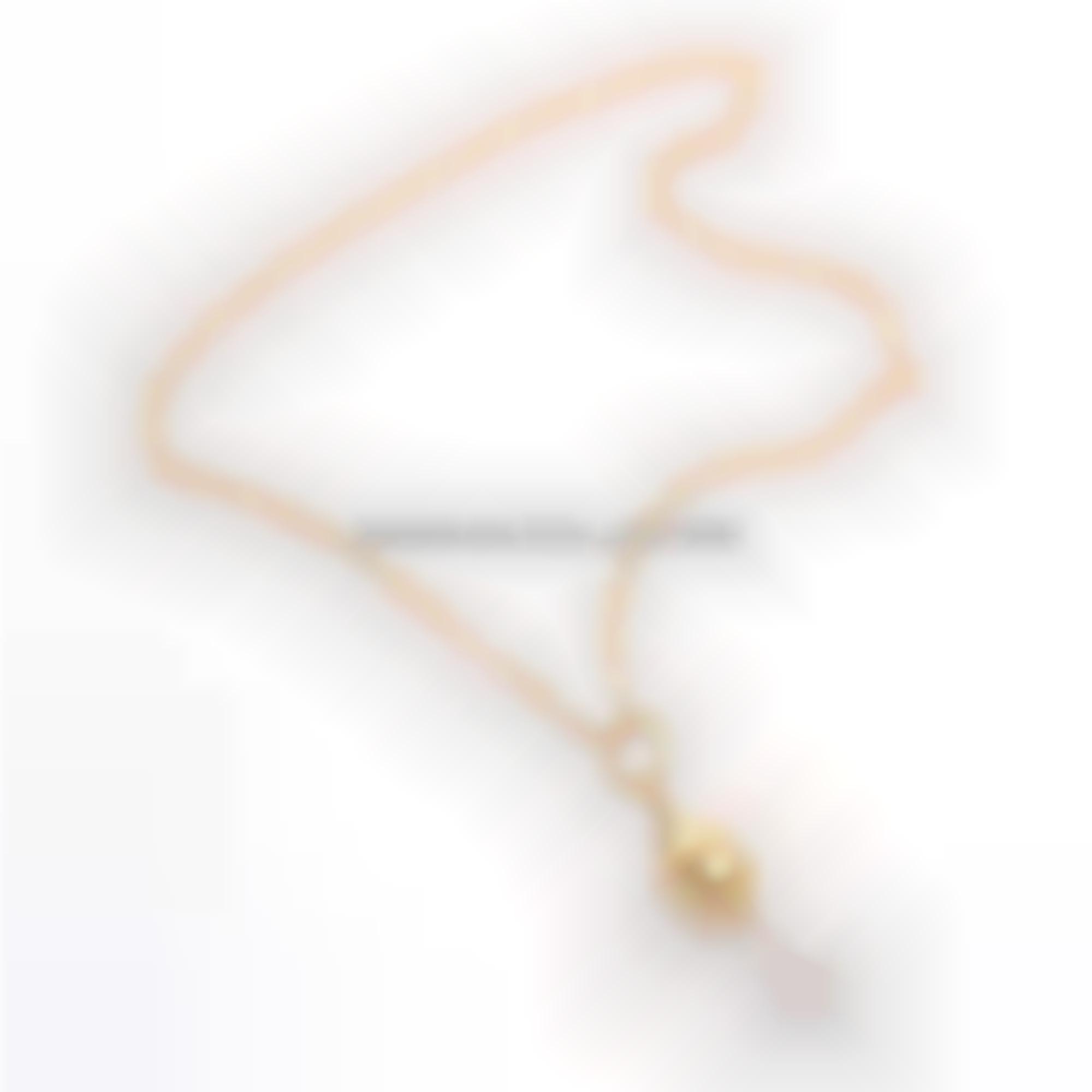 Perla naturale barocca montata in argento giallo