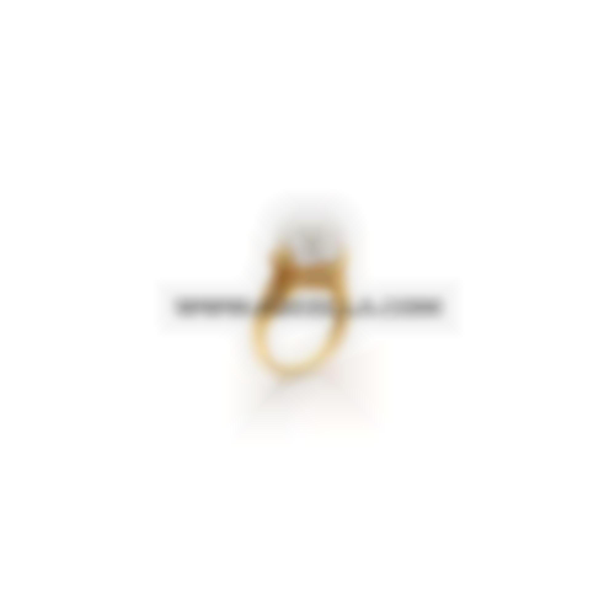 Ring set in yellow gold with diamonds and pearl 