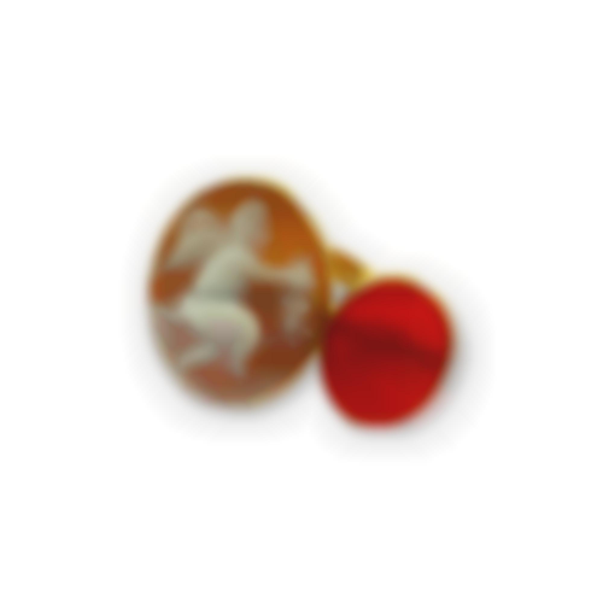 Cammeo naturale montato come anello in argento