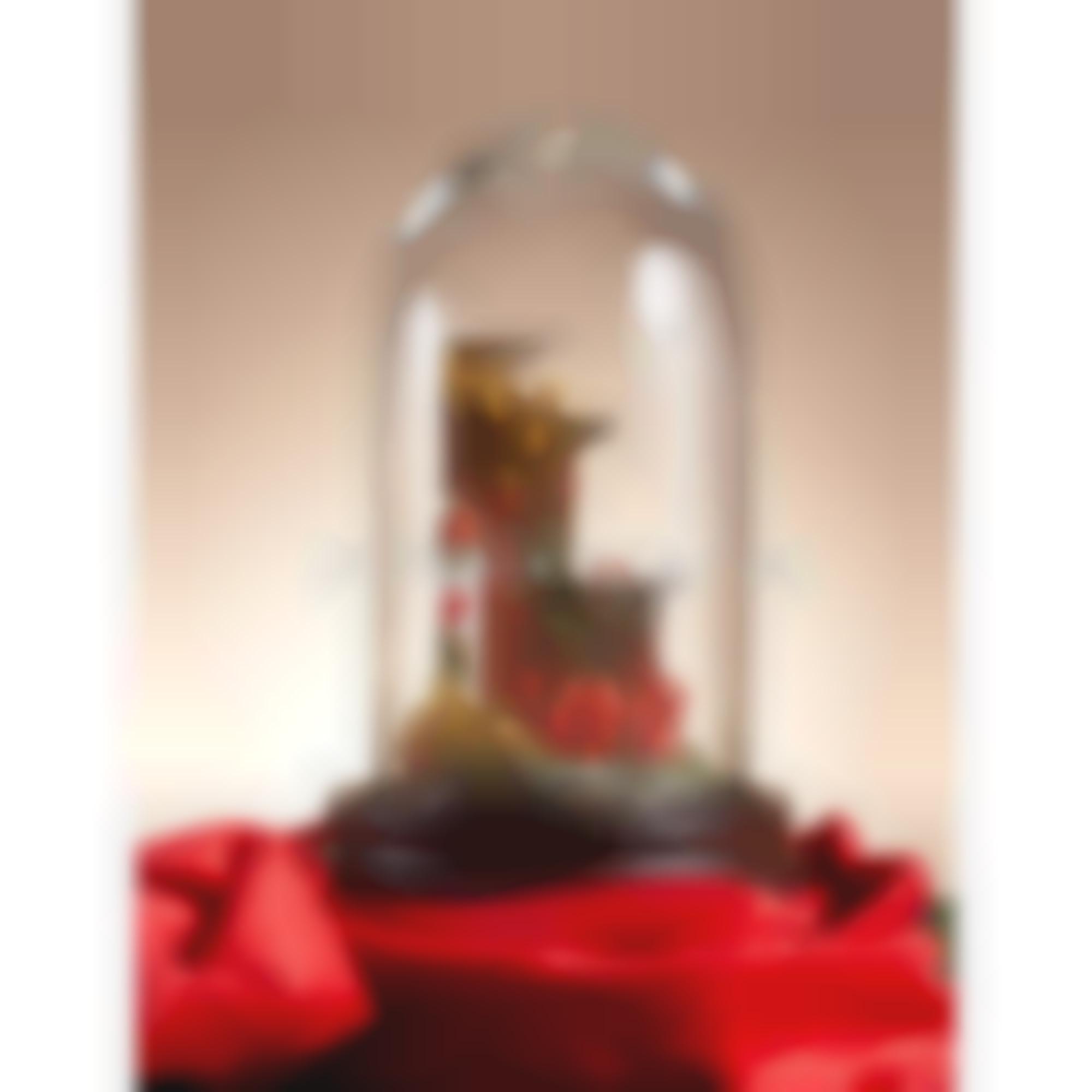 Natural red coral Nativity