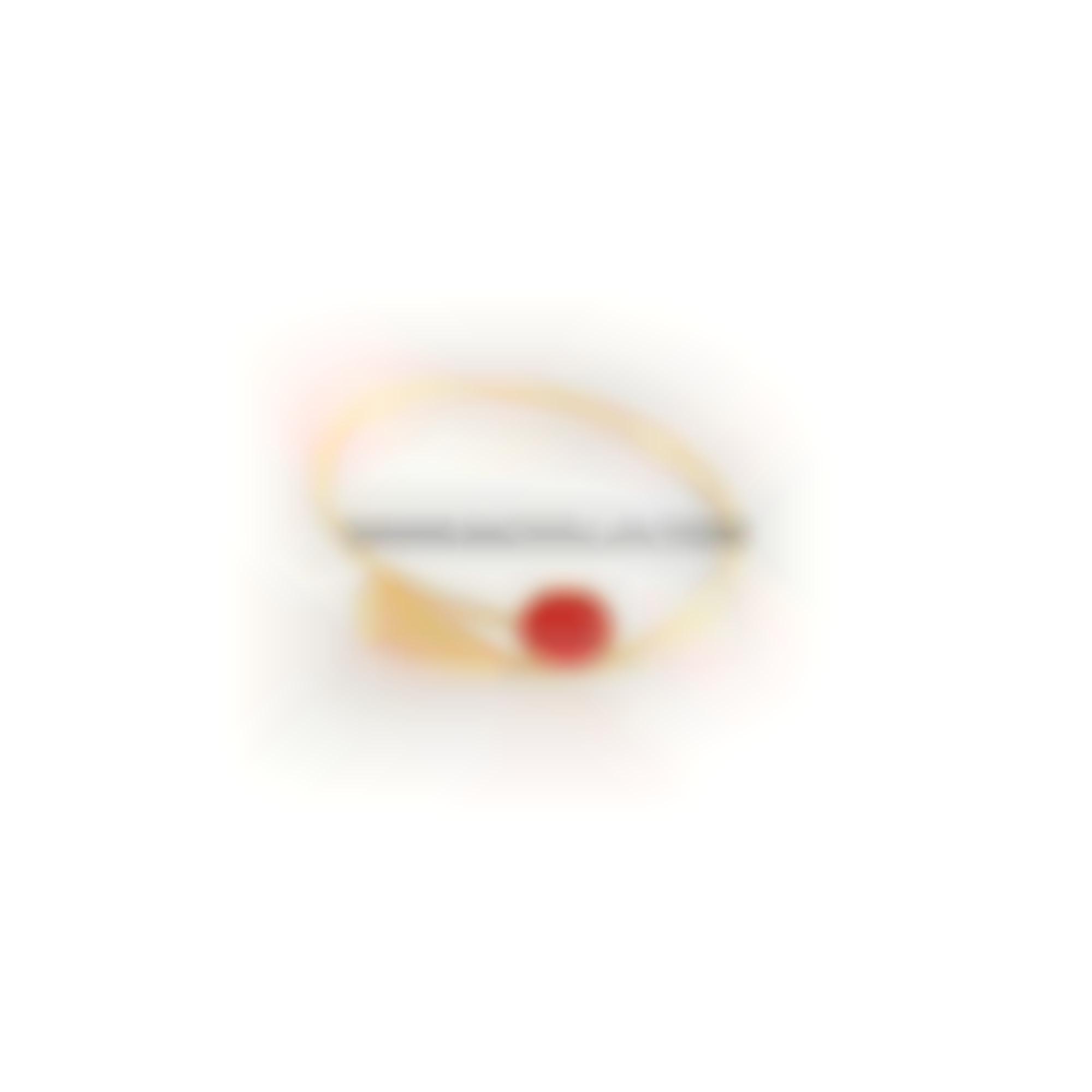 Bracciale in argento 925 con corallo rosso naturale del mediterraneo