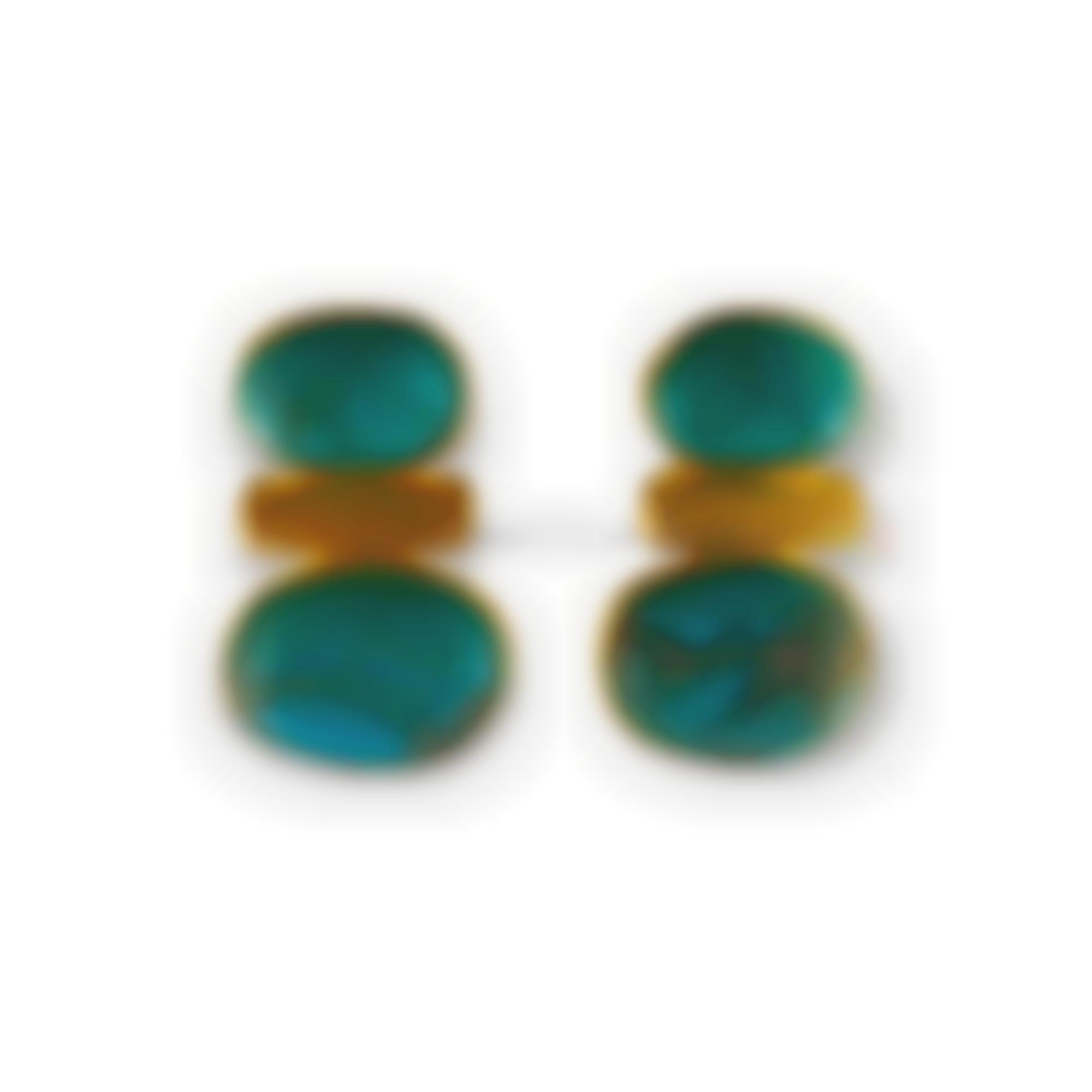 Argento 925 con turchese naturale stabilizzato