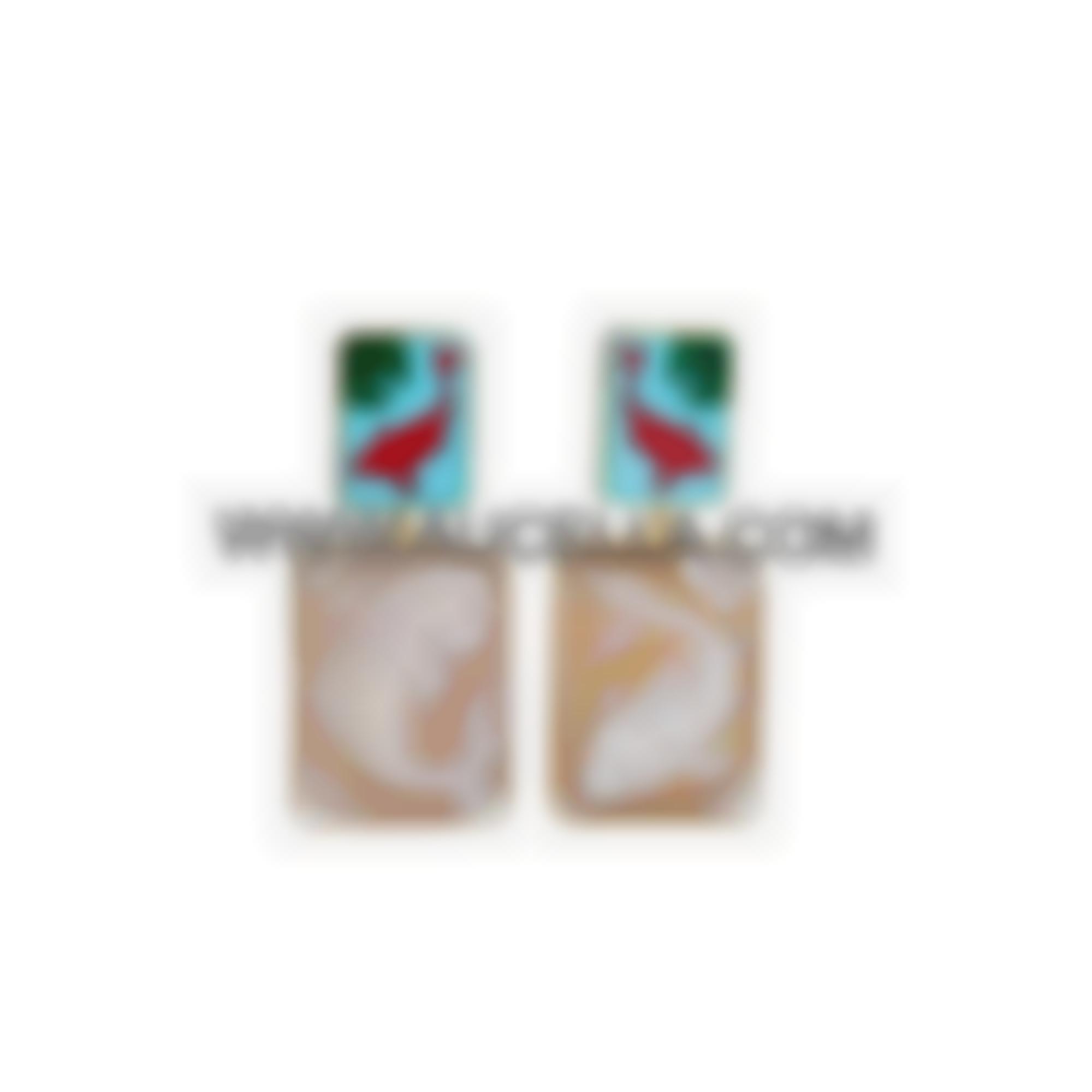 Carpe realizzate su conchiglia naturale in argento