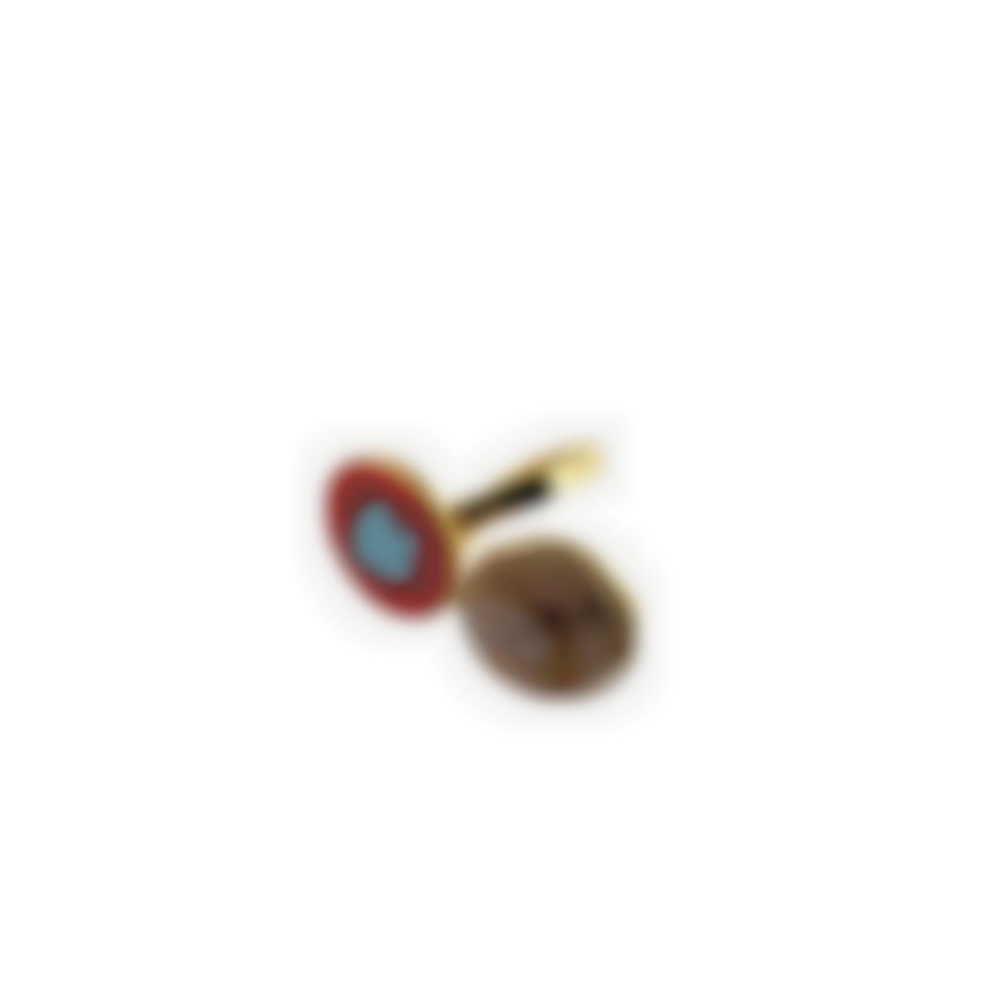 Anello con mosaico e conchiglia naturale 