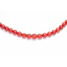 Collana graduata corallo 9 - 14 mm 