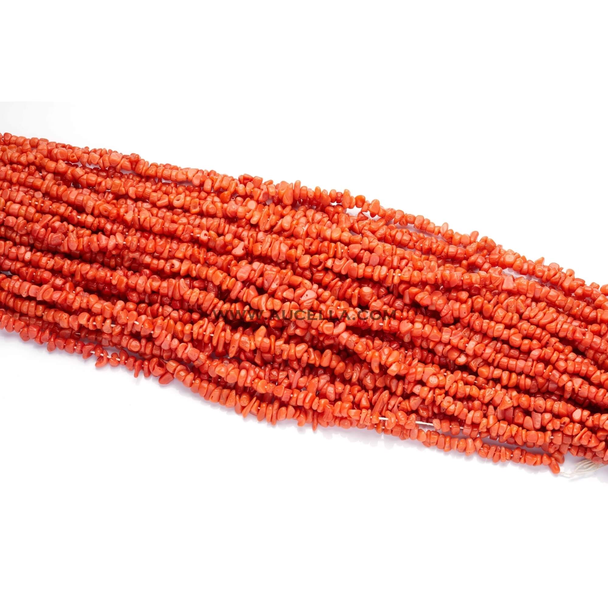 Collane scaglie corallo rosso seconda
