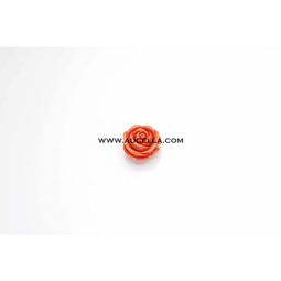 Incisione di una rosa in corallo momo