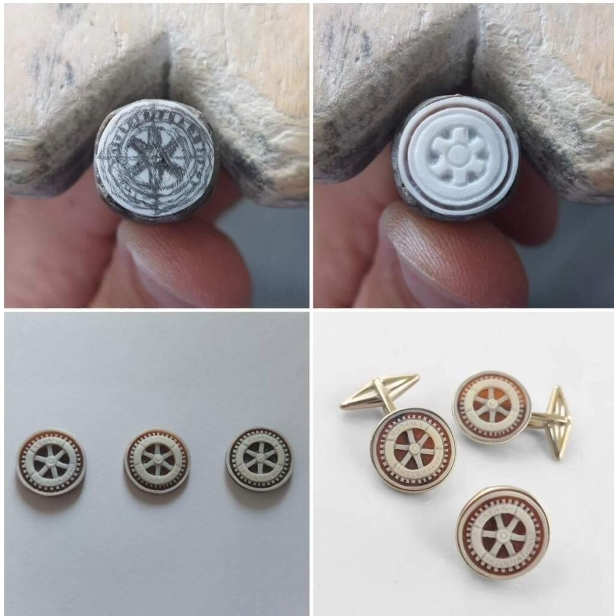 Handmade natural seashell cameo 