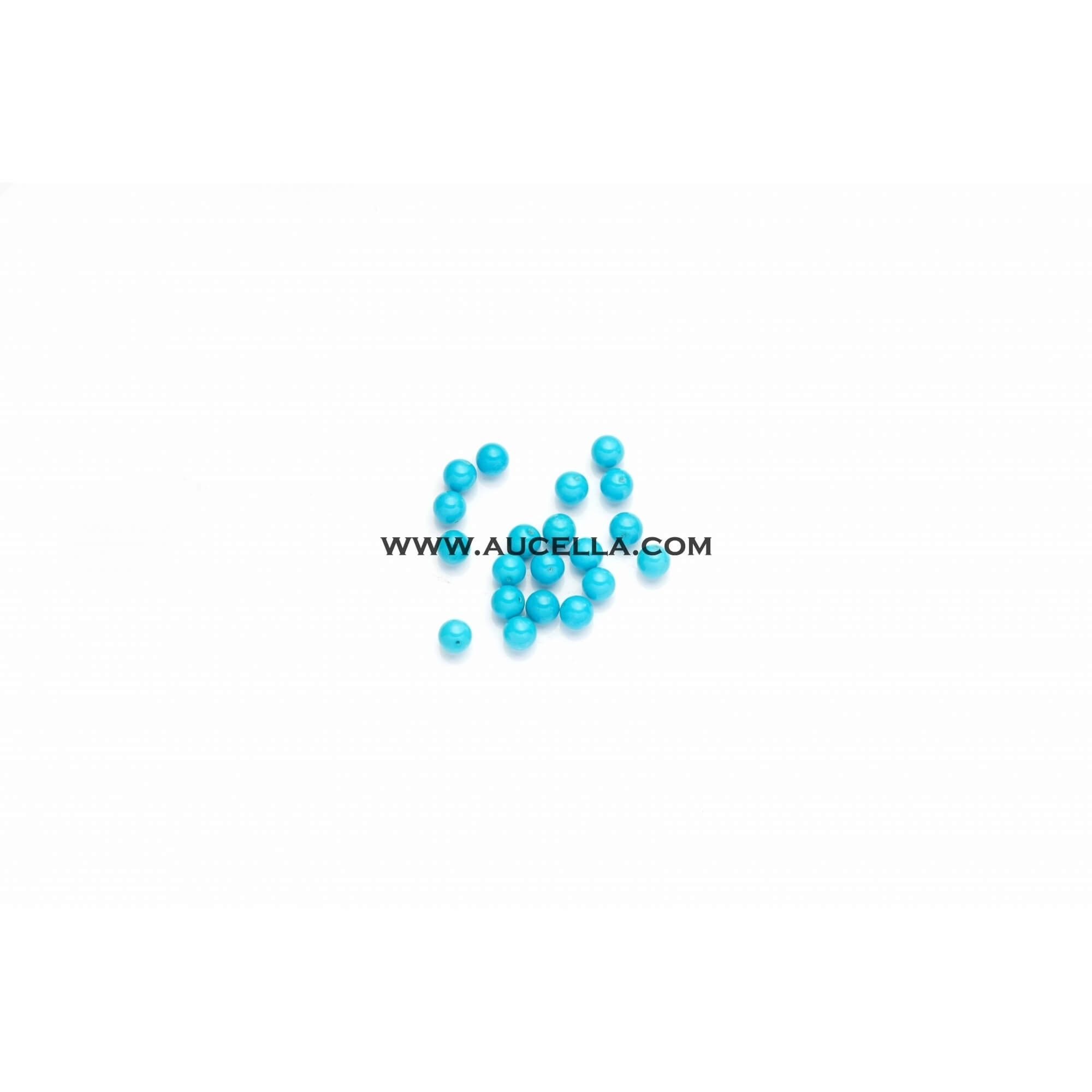 Halfdrilled turquoise mm 8 