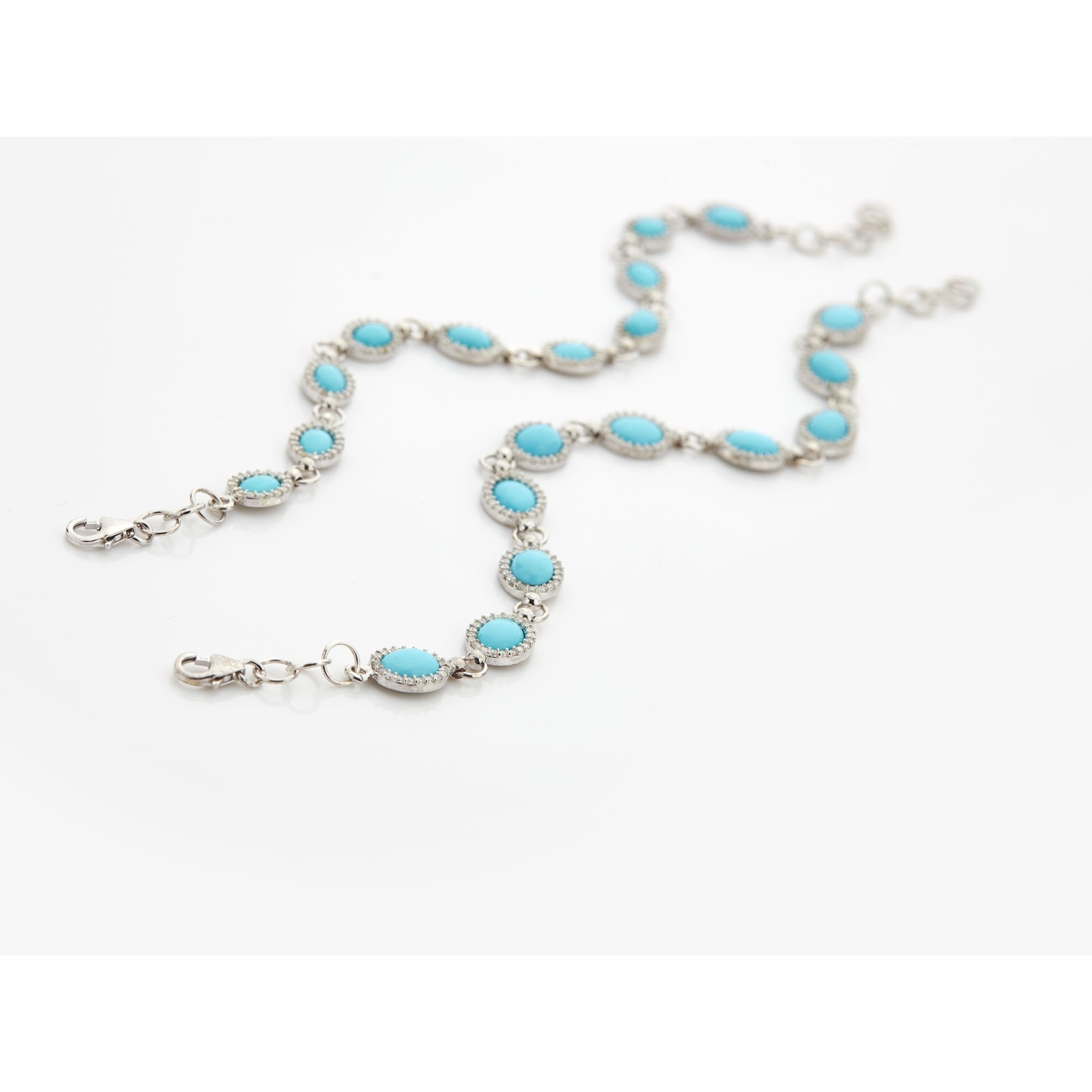 Bracciale turchese 4x6 turchese arizona