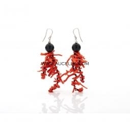 Orecchini ciuffo in argento 