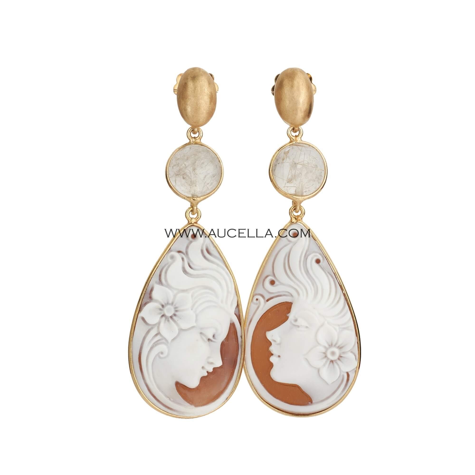Orecchini Cammei Argento