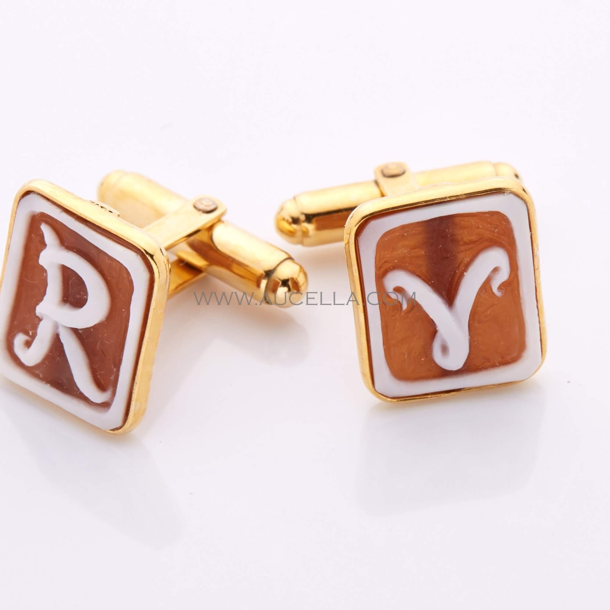 Handmade cameos set in silver 925