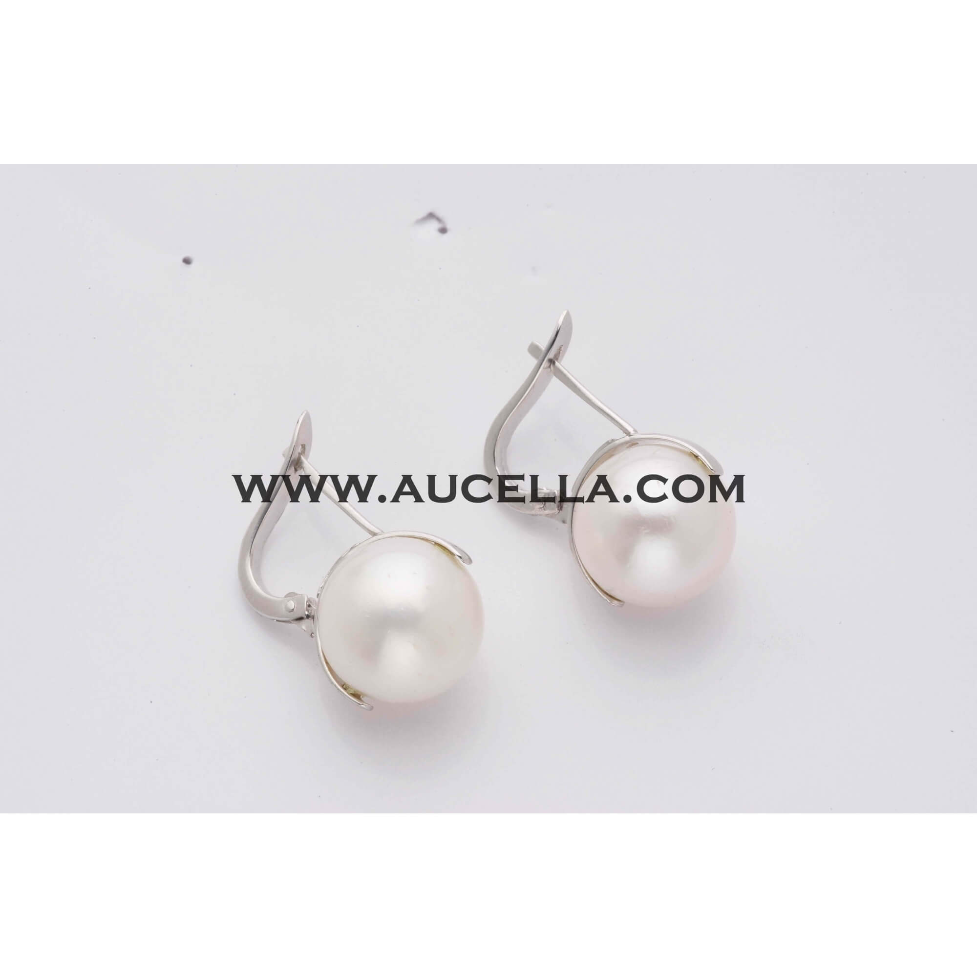 Pallette Perle australia in oro bianco